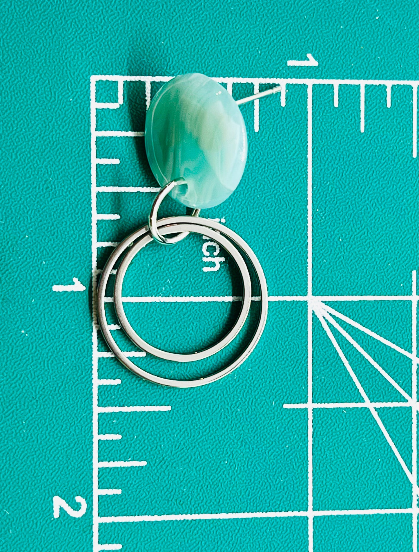 Aqua Earrings