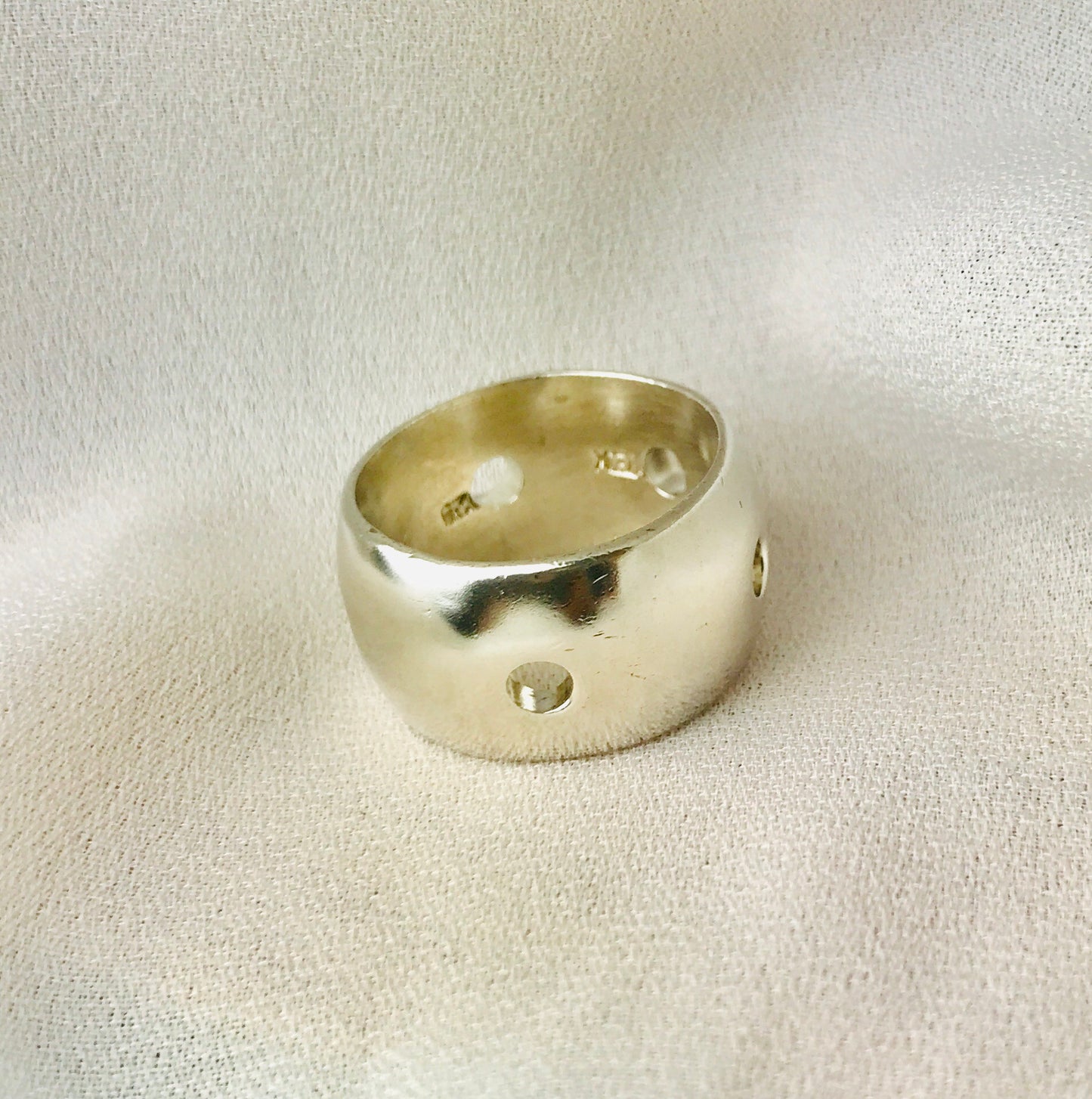 Frustum Silver Ring
