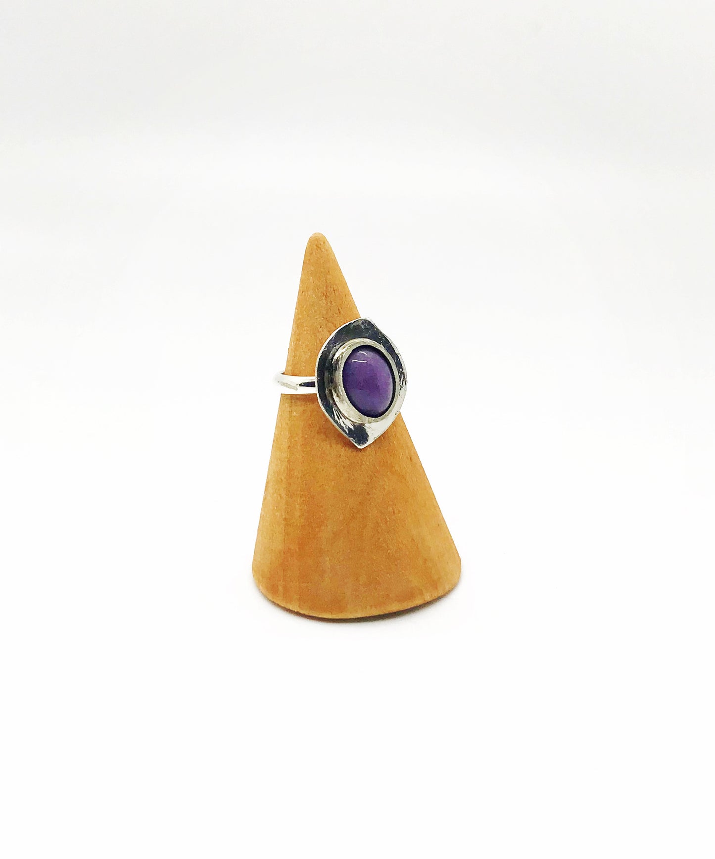 Silver Ring & Purple