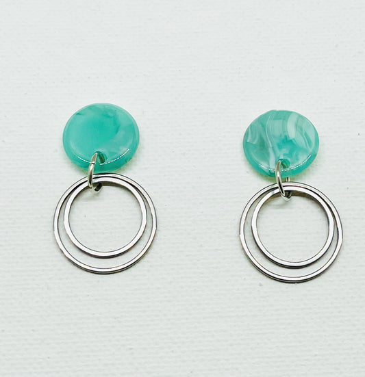 Aqua Earrings